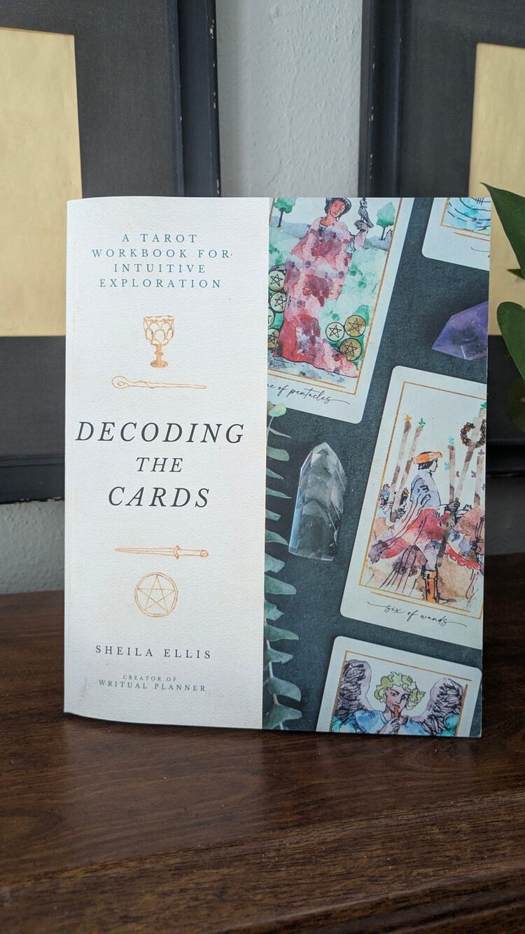 Decoding the Cards Sheila Ellis Tarot Workbook Writual Planner